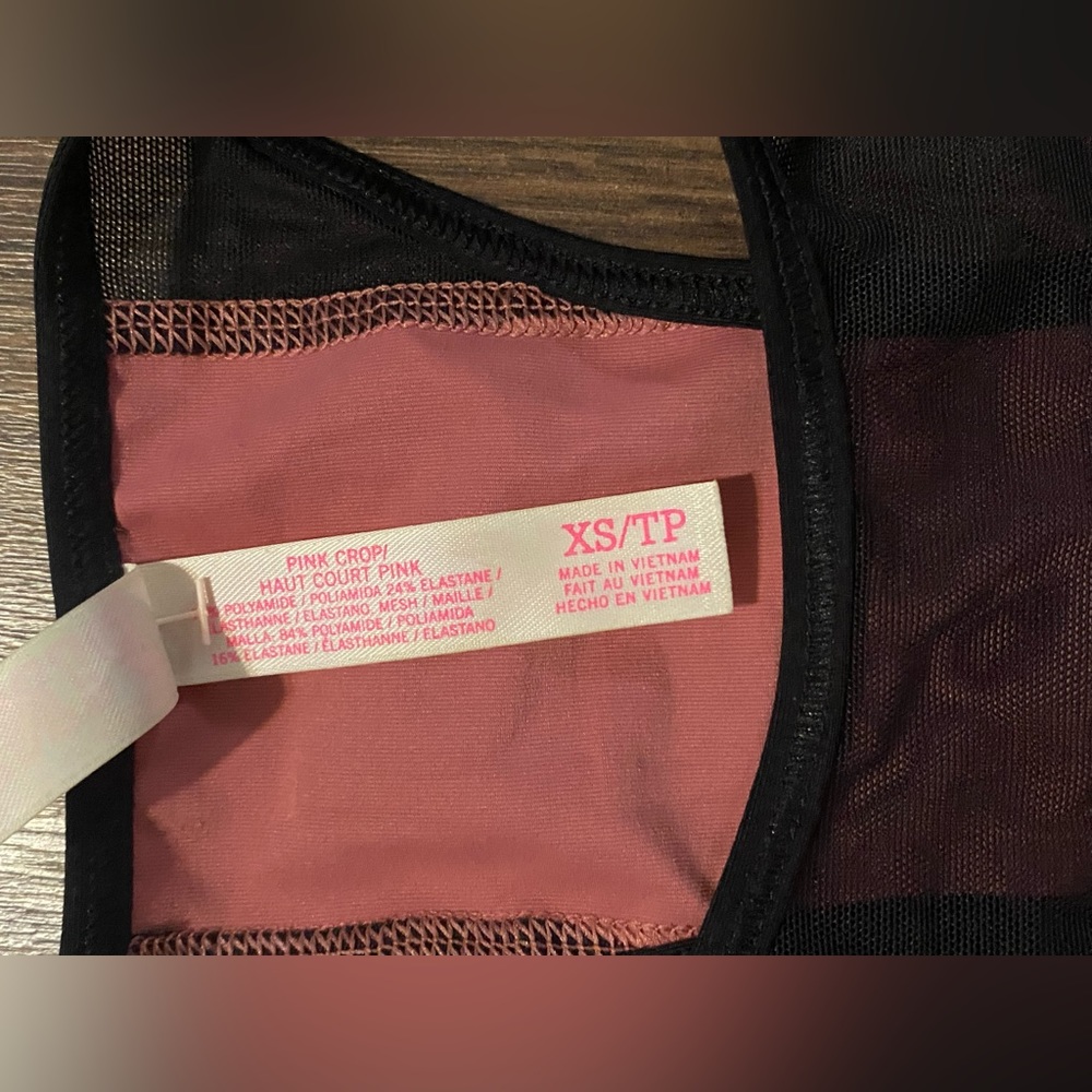 Women’s Pink Victoria Secret Haut Court Sports Bra XS - Picture 10 of 10